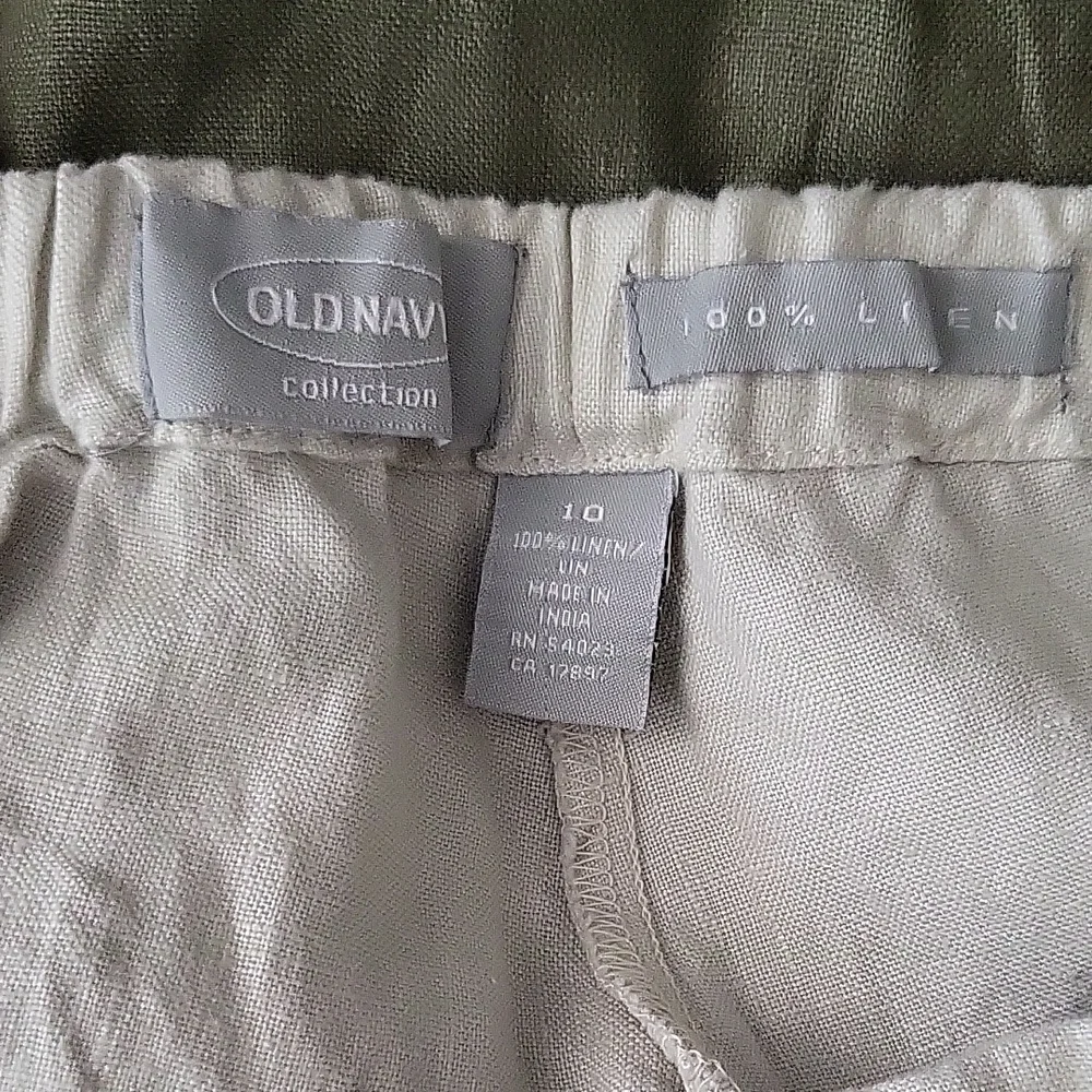 Old Navy Linen Pants - Cream - Picture 2 of 5